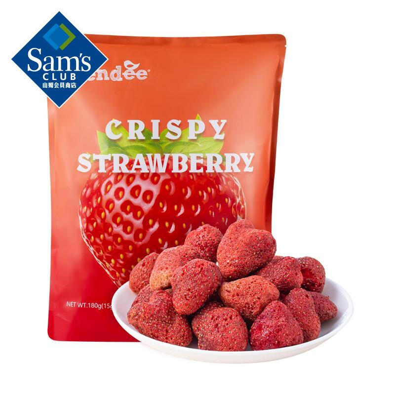 Sam’s 泰国进口 脆草莓(非油炸水果脆片) 180g