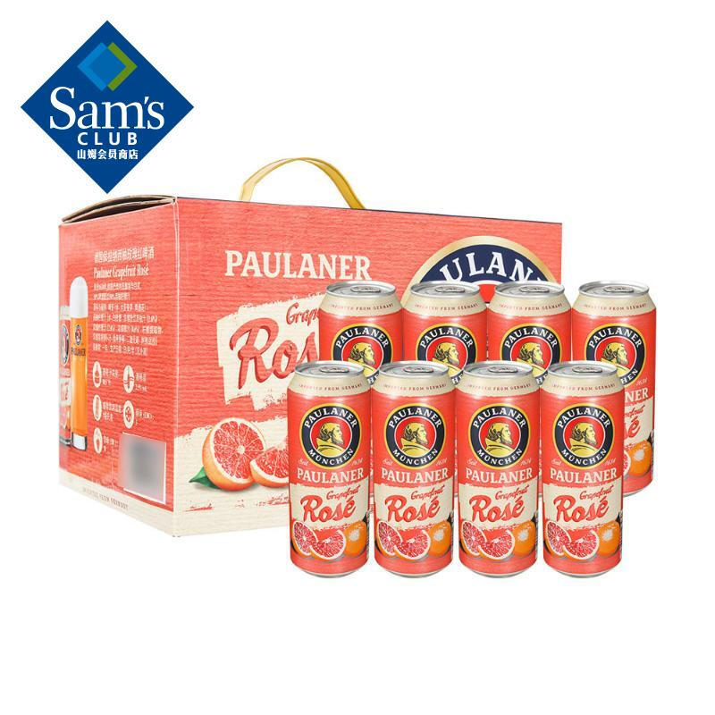 Sam’s 保拉纳 德国进口 西柚玫瑰红啤酒 500ml*12 500mL 12罐